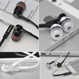 REMAX RM-535i In-Ear Stereo Earphone with Wire Control + MIC  Support Hands-free  for iPhone  Galaxy  Sony  HTC  Huawei  Xiaomi  Lenovo and other Smartphones (Red + Black)