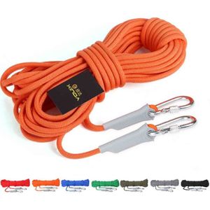 Outdoor Rock Climbing Hiking Accessories High Strength Auxiliary Cord Safety Rope  Diameter: 6mm  Length: 10m  Random Color