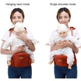 Ergonomic Baby Carrier with Hip Seat for Baby with Reflective Strip for 0-3 Years Old(Red)