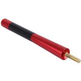 Carbon Fiber Aluminum Short Antenna Polished Universal Screws Base(Big Size)(Red)