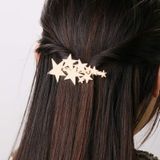 Star Barrettes Jewelry Hair Accessories(Gold)