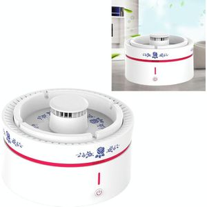 Ashtray Air Purifier Office Coffee Desk Remove Second-Hand Smoke And Haze PM2.5 Air Purifier(Blue White)