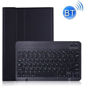 A500 For Samsung Galaxy Tab A7 T500/T505 10.4 inch 2020 Detachable Bluetooth Keyboard Ultrathin Horizontal Flip Leather Case with Holder & Elastic Band(Black)