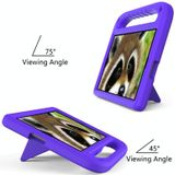 For Xiaomi Mi Pad 4 Plus & Samsung Galaxy Tab A 10.1 2019 SM-T510 / SM-T515 Handle Portable EVA Shockproof Protective Case with Triangle Holder(Purple)