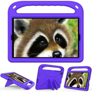 For Xiaomi Mi Pad 4 Plus & Samsung Galaxy Tab A 10.1 2019 SM-T510 / SM-T515 Handle Portable EVA Shockproof Protective Case with Triangle Holder(Purple)