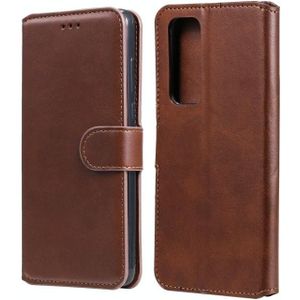 For OPPO Find X3 Neo / Reno5 Pro+ 5G Classic Calf Texture PU + TPU Horizontal Flip Leather Case with Holder & Card Slots & Wallet(Brown)