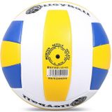 LEIJIAER LVB400 No.5 Explosion-proof Soft Volleyball Indoor Beach Practice Volleyball  Diameter: 21.5cm(Blue)