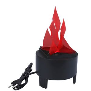 [220V US/EU Plug] Artificial Simulation Burning Fake Flame Lamp  Flame Height: about 8cm  Torch Fire Pot Bowl Light for Festival Party Decoration