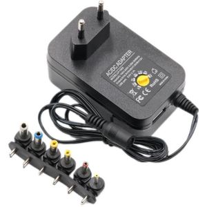 3V 4.5V 5V 6V 7.5V 9V 12V 2A 2.5A AC DC Adapter Adjustable Power Adapter Universal Charger Power Supply 30W(EU Plug)
