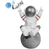 Wireless Bluetooth Small Speaker TWS Mini Portable Astronaut Audio(Silver Gray)