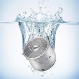 EWA A2 Pro Metal Speaker Outdoor Waterproof Bluetooth Sound Bass Speaker(Silver)