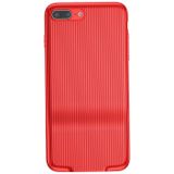 Baseus for iPhone 8 Plus & 7 Plus Two 8 Pin Interface 3 in 1 Audio Protective Case(Red)
