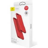 Baseus for iPhone 8 Plus & 7 Plus Two 8 Pin Interface 3 in 1 Audio Protective Case(Red)