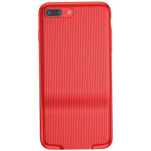 Baseus for iPhone 8 Plus & 7 Plus Two 8 Pin Interface 3 in 1 Audio Protective Case(Red)