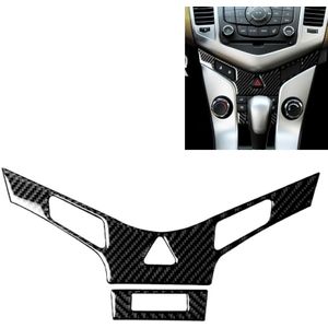 Car Carbon Fiber Air Conditioning Panel Decorative Sticker for Chevrolet Cruze 2009-2015  Left and Right Drive Universal