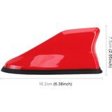 Universal Car Antenna Aerial Shark Fin Radio Signal (Red)