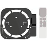 JV06T Set Top Box Bracket + Remote Control Protective Case Set for Apple TV(Black + White)