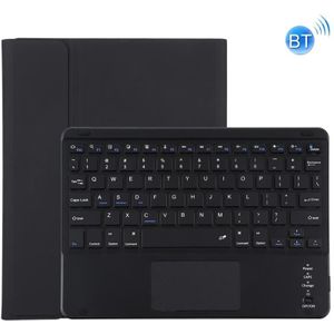TG109BC Detachable Bluetooth Black Keyboard + Microfiber Leather Protective Case for iPad Air 2020  with Touch Pad & Pen Slot & Holder (Black)