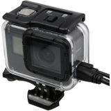 For GoPro HERO5 Skeleton Housing Protective Case Cover with Buckle Basic Mount & Lead Screw