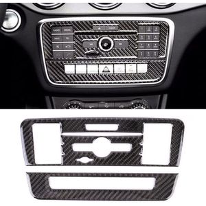 Car Carbon Fiber CD Panel Decorative Sticker for Mercedes-Benz GLA