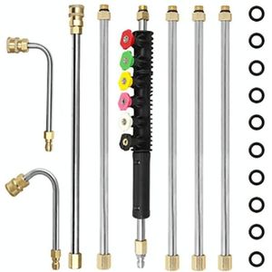 8 in 1 Car Wash High Pressure Spray Nozzle Cleaning Extension Rod