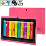 7.0 inch Tablet PC  512MB+4GB  Android 4.2.2  360 Degree Menu Rotation  Allwinner A33 Quad-core  Bluetooth  WiFi(Magenta)