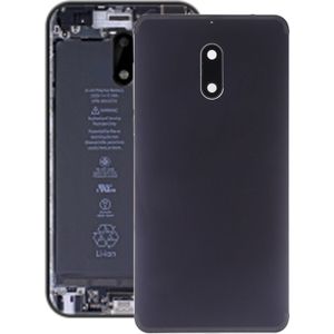 Battery Back Cover with Camera Lens & Side Keys for Nokia 6(Black)