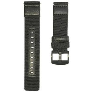 Voor Garmin Move 3 20 mm canvas slijtvaste riem