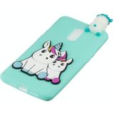 For OnePlus 7 3D Cartoon Pattern Shockproof TPU Protective Case(Couple Unicorn)