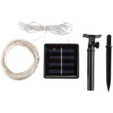 20m IP65 Waterproof Colorful Light Solar Panel Silver Wire String Light  100 LEDs SMD 0603 Fairy Lamp Decorative Light