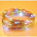 20m IP65 Waterproof Colorful Light Solar Panel Silver Wire String Light  100 LEDs SMD 0603 Fairy Lamp Decorative Light