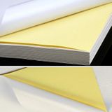 100 Sheets A4 Non-Adhesive Print Paper Blank Writing Adhesive Laser Inkjet Print Label Paper(Glossy)