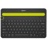 Logitech K480 Multi-device Bluetooth 3.0 Wireless Bluetooth Keyboard with Stand (Black)