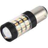 1157/BAY15D 5W 450LM 60LEDs DC 12V SMD-4014 Car Tail Bulb Turn Signal Auto Reverse Lamp Daytime Turn Running Light Car Source (White Light+Yellow Light)