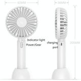 Desktop Portable Handheld Mini Silent Fan  Colour: X3 Blue