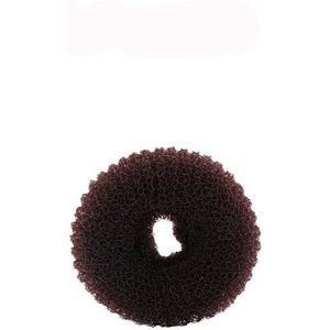 3 PCS Elegant Women Ladies Donut Hair Ring(Coffee S)