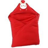 85x85 120g Baby Cotton Soft Swaddling Quilt Thickness Optional(Red)