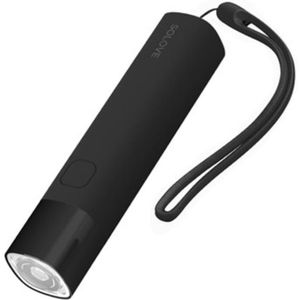 Original Xiaomi Youpin SOLOVE LED Flashlight 3000mAh Mobile Power USB Multi-function Portable Lighting (Black)
