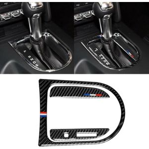 3 PCS Car USA Color Carbon Fiber Gearshift Panel Frame Decorative Sticker for Ford Mustang 2015-2017  Left Drive