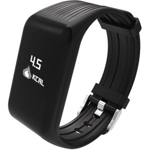 K1 0.66 inch OLED Display Bluetooth Sports Smart Bracelet  IP68 Waterproof  Support Heart Rate Monitor / Pedometer / Calls Remind / Sleep Monitor / Sedentary Reminder / Remote Capture  Compatible with Android and iOS Phones(Black)