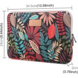 Lisen 13 inch Sleeve Case Ethnic Style Multi-color Zipper Briefcase Carrying Bag  For Macbook  Samsung  Lenovo  Sony  DELL Alienware  CHUWI  ASUS  HP  13 inch and Below Laptops(Black)