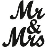 Wooden Mr and Mrs Sign Wedding Decoration(JM00988)