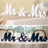Wooden Mr and Mrs Sign Wedding Decoration(JM00988)