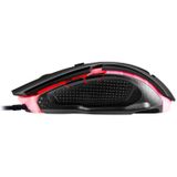 Apedra iMICE A9 High Precision Gaming Mouse LED four color controlled breathing light USB 6 Buttons 3200 DPI Wired Optical Gaming Mouse for Computer PC Laptop(Black)