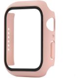 Shockproof PC+Tempered Glass Protective Case with Packed Carton For Apple Watch Series 3 & 2 & 1 38mm(Pink)