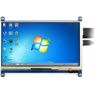 WAVESHARE 7 Inch HDMI LCD (C) 1024x600 Touch Screen  for Raspberry Pi with Bicolor Case