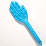 2 PCS Multifunctional Whole Body Silicone Palm Pat and Back Beater Massager Random Color Delivery