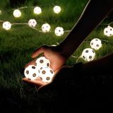 2m 20 LEDs Football Lantern String KTV Creative LED Decorative Light(White Light)