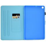 For Galaxy Tab S6 Lite Sewing Thread Horizontal Painted Flat Leather Case with Pen Cover & Anti Skid Strip & Card Slot & Holder(Music)