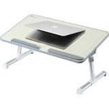 Portable Folding Adjustable Lifting Small Table Desk Holder Stand for Laptop / Notebook  Support 17 inch and Below Laptops  Max Load Weight: 40kg  Desk Surface Size: 60*30cm(Grey)